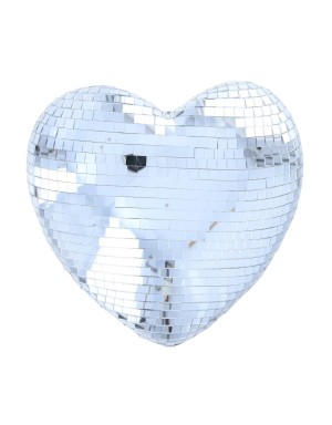 Cœur mural à facettes