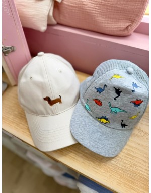 Casquette dino 3/6 ans