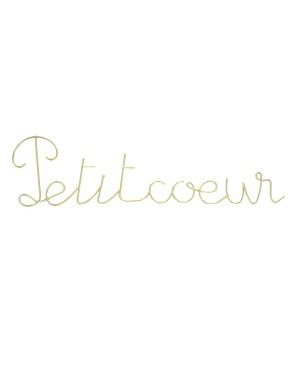 Mot métal Petit Cœur