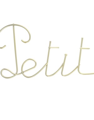 Mot métal Petit Cœur