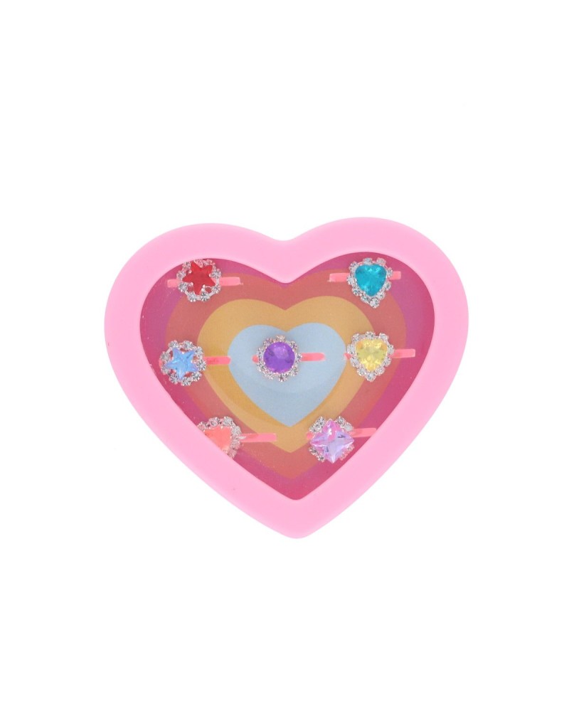 Boîte coeur 7 bagues