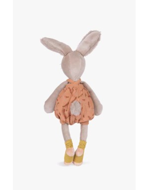 Poupée lapin argile