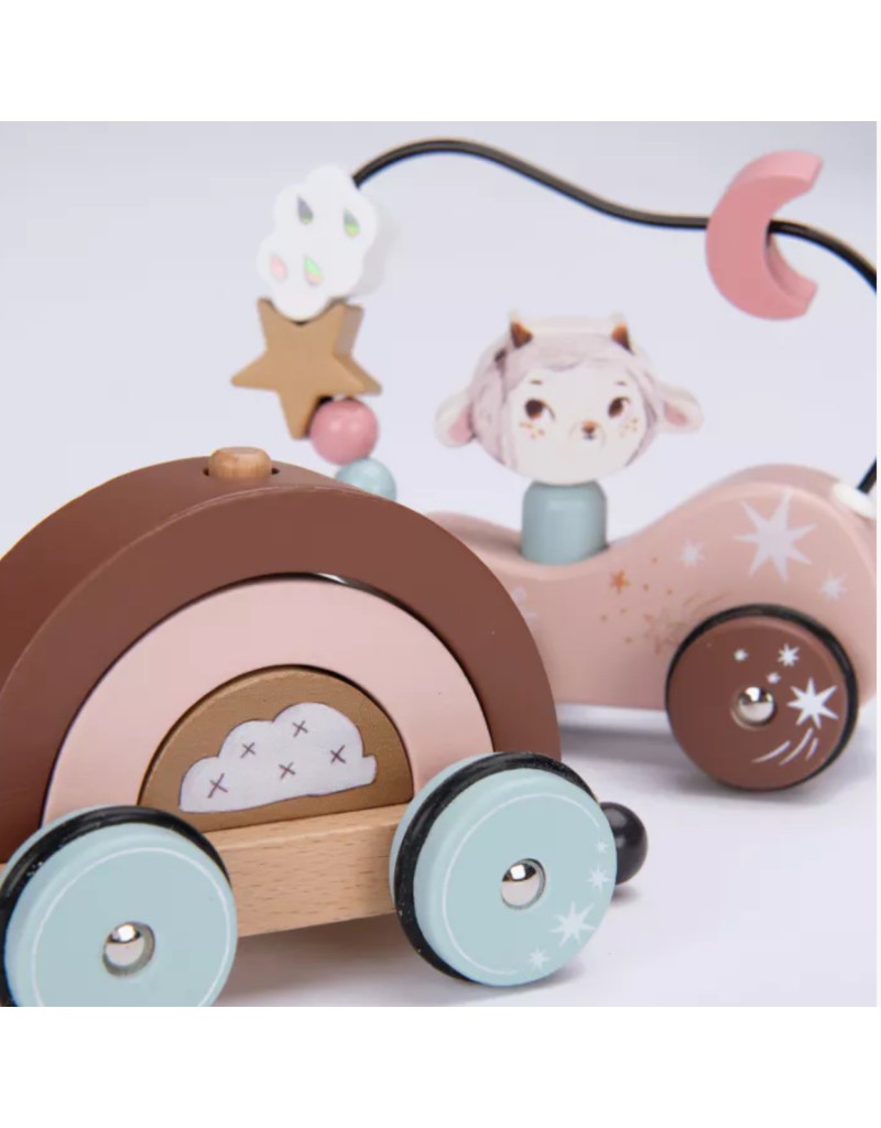 Train d'activité après la pluie