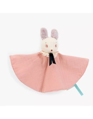 Doudou souris rose