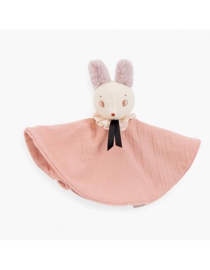 Doudou souris rose
