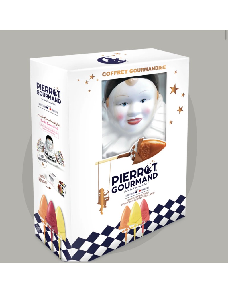 Buste Pierrot Gourmand + 40 sucettes🇫🇷