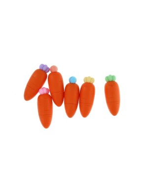Lot de 6 surligneurs carottes