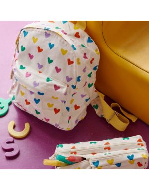 Trousse double zip multicœurs