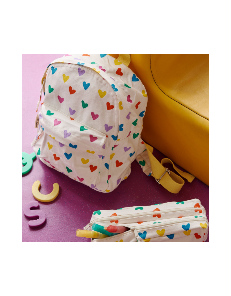 Trousse double zip multicœurs