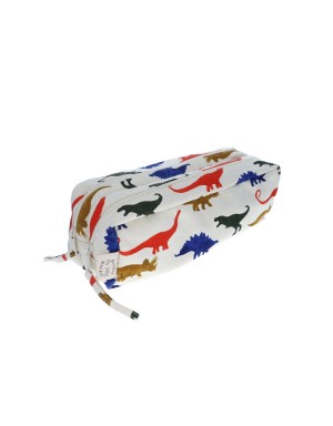 Trousse double zip dino