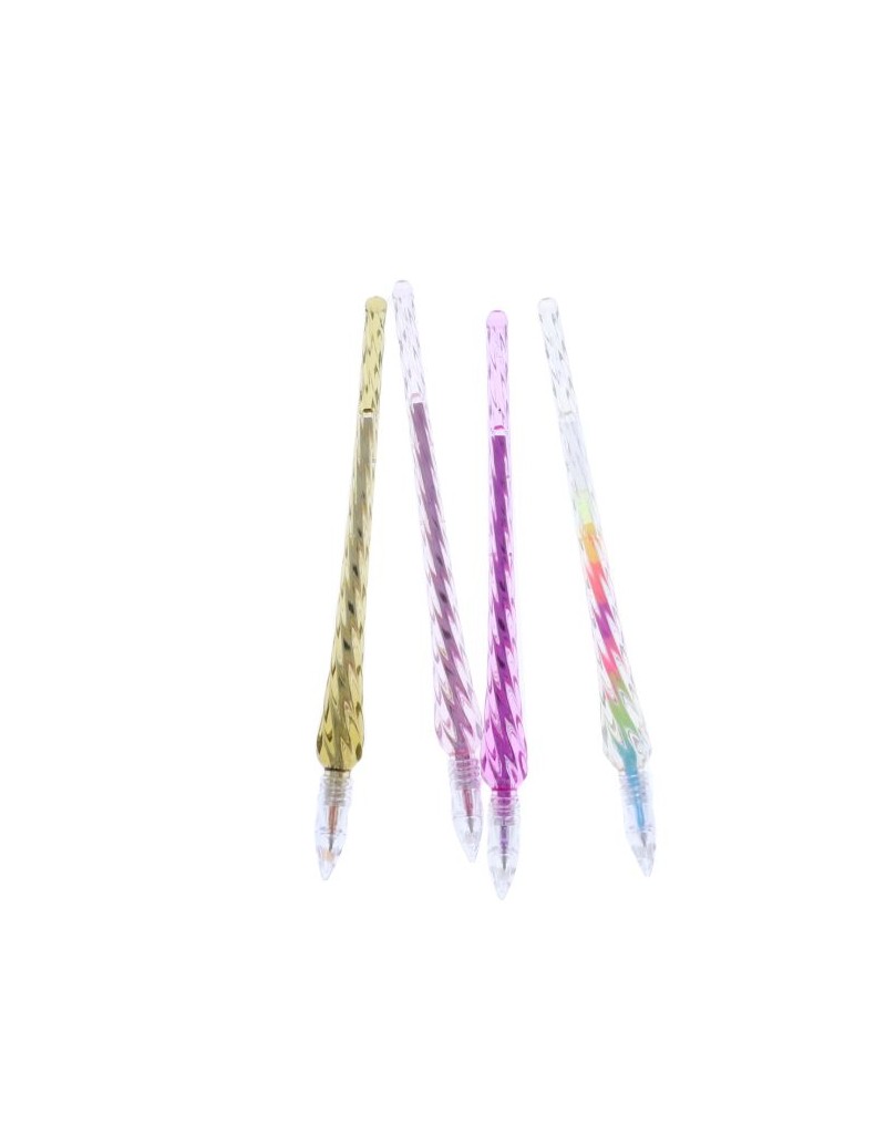 Lot de 4 stylos cristal