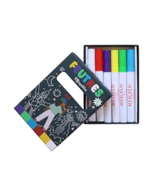 Boîte de 6 feutres effaçables