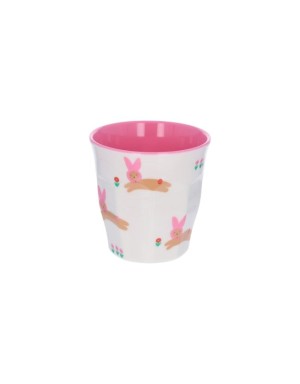 Verre lapin rose