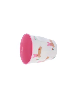 Verre lapin rose