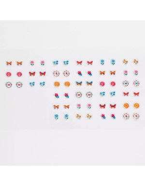 Boucles d'oreilles collantes