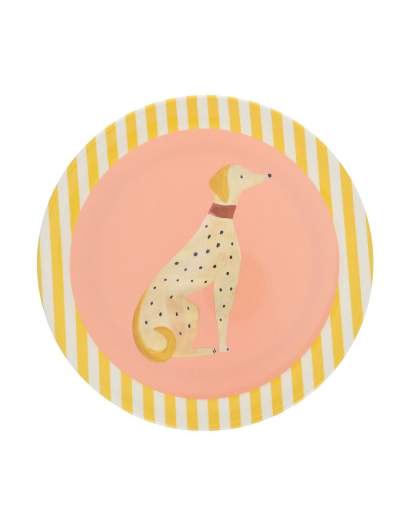 Assiette Olympe rose Assiette Olympe rose