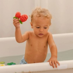Anneau dentaire framboise