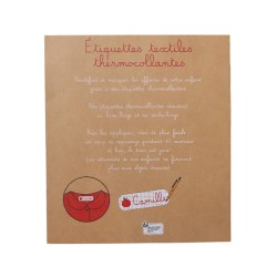 Etiquettes vêtements enfants thermocollantes
