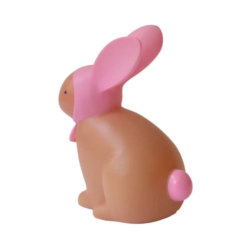Lampe lapin rose