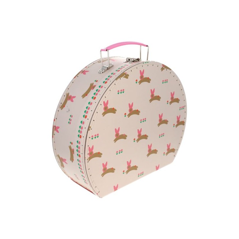 Valisette lapin rose