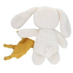 Lapin et son doudou moutarde