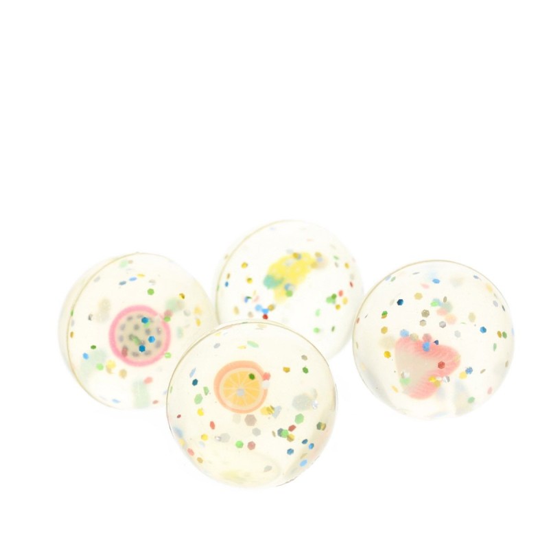 Balle rebondissante fruits