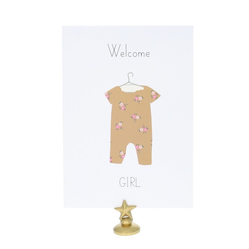 Carte naissance Welcome Girl Carte naissance Welcome Girl