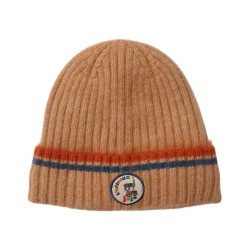 Bonnet tricot beige JOJO