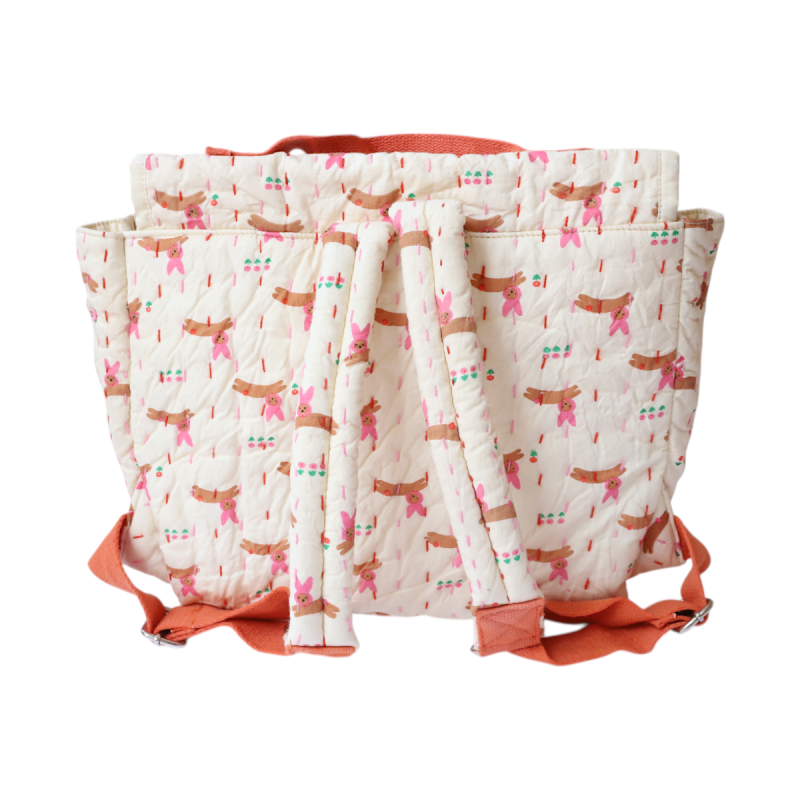 Sac à dos khanta lapin rose