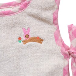 Bavoir froufrou pointelle