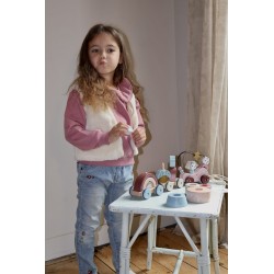 Jeans fleurs 56369