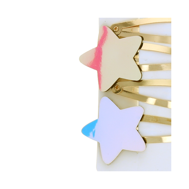 Lot de 4 barrettes étoile