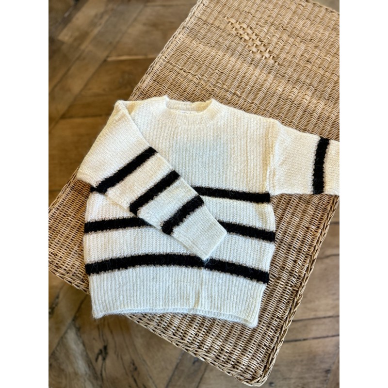 Pull rayures 8041