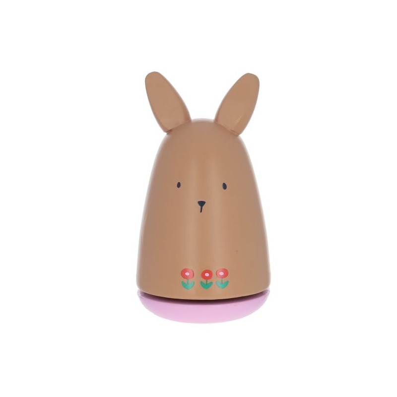 Boîte à musique lapin en bois
