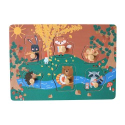 Puzzle sonore animaux