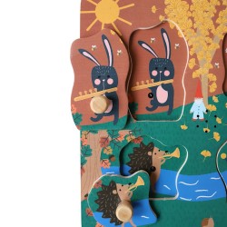 Puzzle sonore animaux