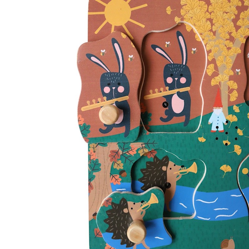 Puzzle sonore animaux