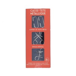 3 casse-tête métalique