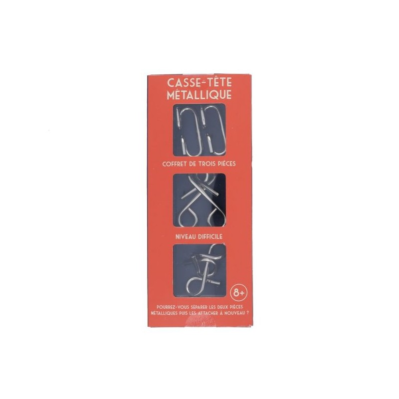 3 casse-tête métalique