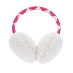 Cache oreilles sherpa fleuri