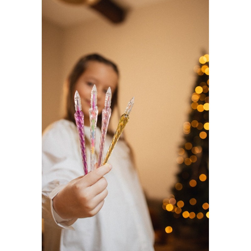 Lot de 4 stylos cristal