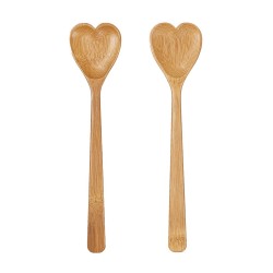 Couverts à salade coeur