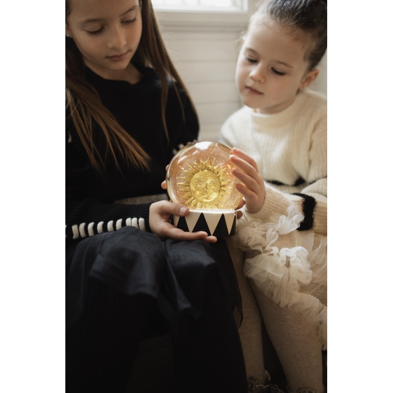 Boule à neige lune et soleil