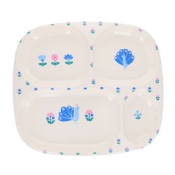 Assiette à compartiments Joli Paon