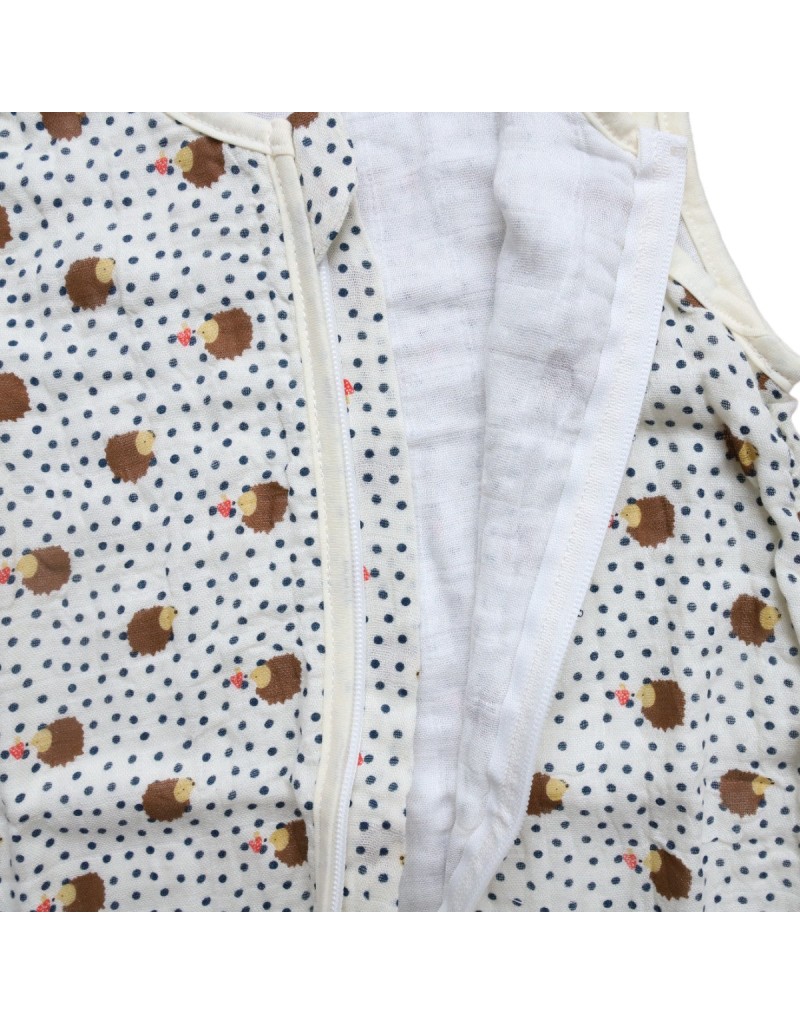 Turbulette coton bambou hérisson