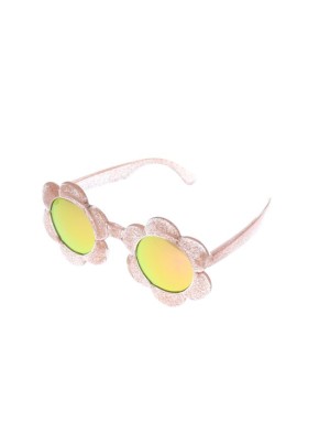 Lunettes de soleil enfant coeur à paillettes XS