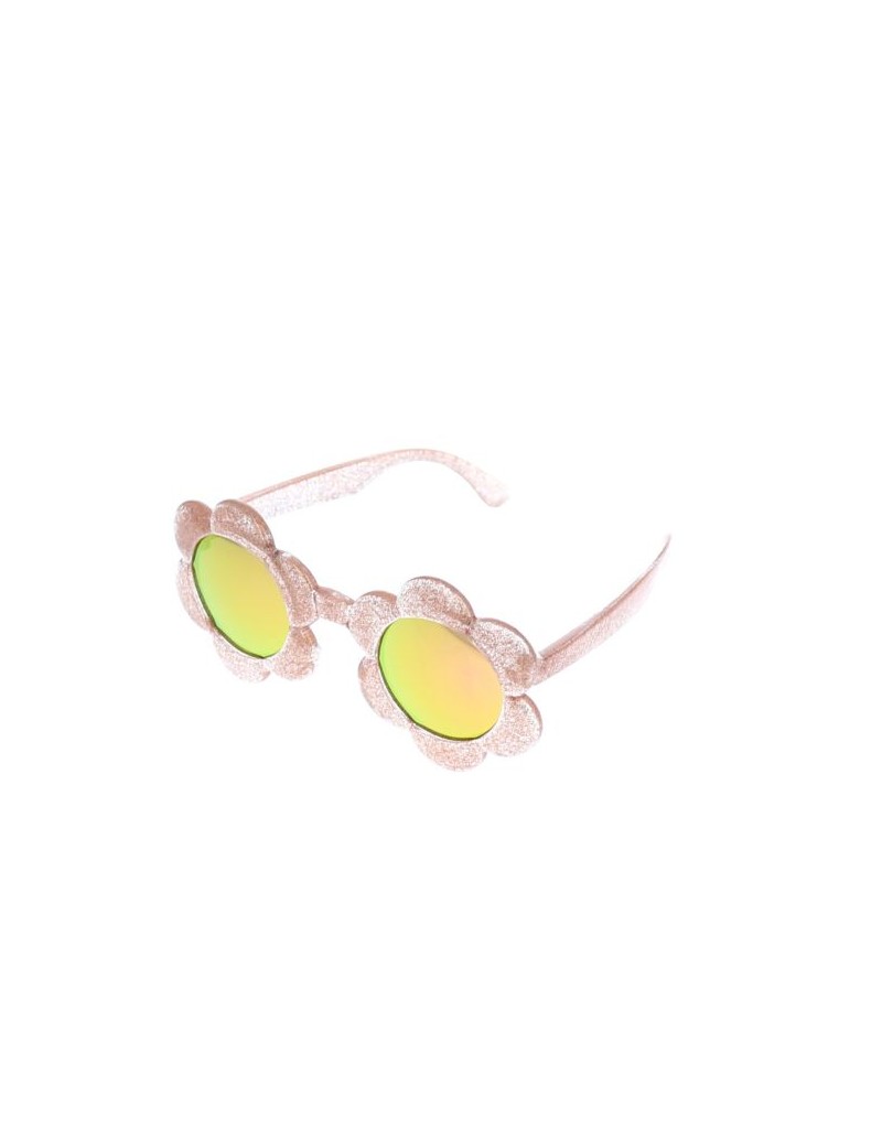 Lunettes de soleil enfant coeur à paillettes XS
