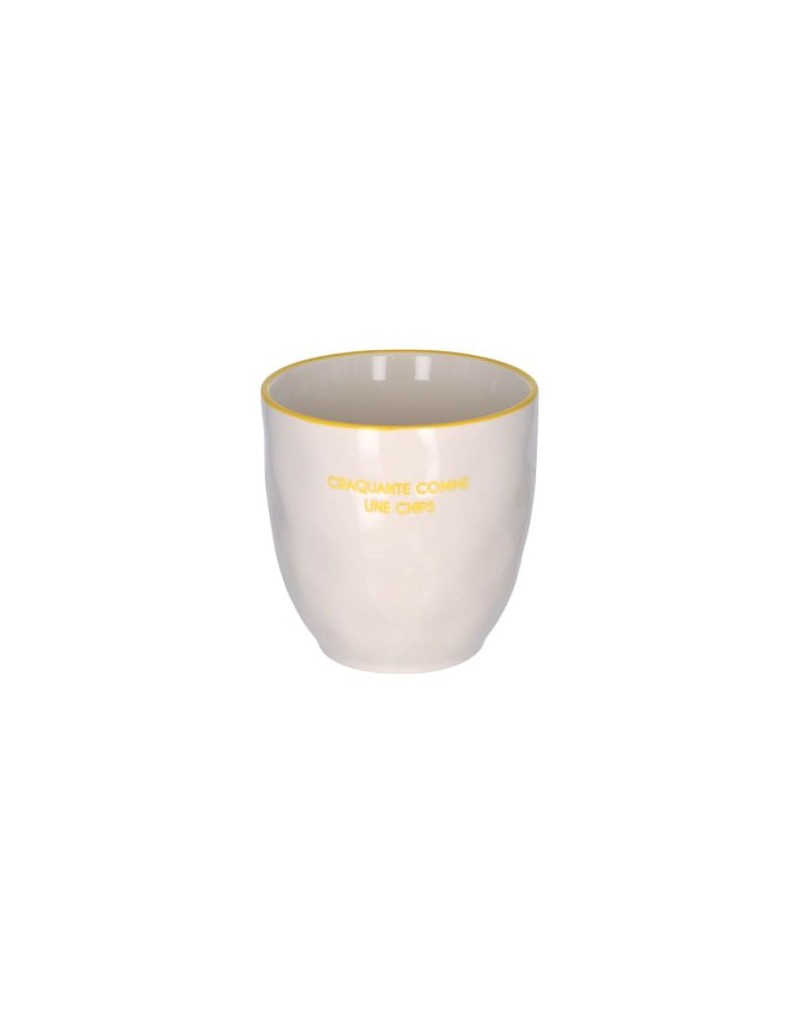 Tasse à café "Craquante comme une chips" Tasse à café "Craquante comme une chips"