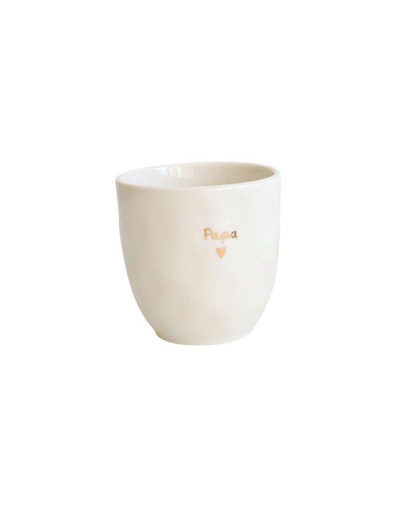 Tasse à café papa cœur doré en céramique Tasse à café papa cœur doré en céramique