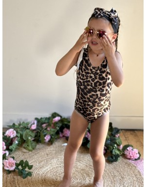 Lunettes de soleil enfant coeur à paillettes XS